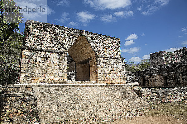 Eingangsbogen  Ek Balam  Yucatec-Mayan Archaeological Site; Yucatan  Mexiko