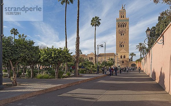 Moschee  Marrakesch  Marokko  Afrika