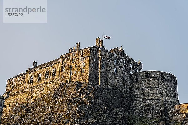 Burg  Edinburgh Castle  Edinburgh  Schottland  Vereinigtes Königreich  Europa