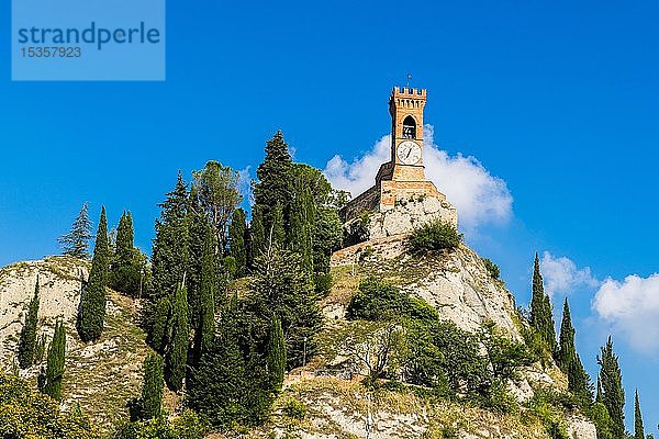 Uhrenturm Torre dell'Orologio  Brisighella  Emilia-Romagna  Italien  Europa