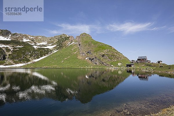 Wildseeloderhaus am Wildseelodersee  1854m  Fieberbrunn  Kitzbüheler Alpen  Tirol  Österreich  Europa