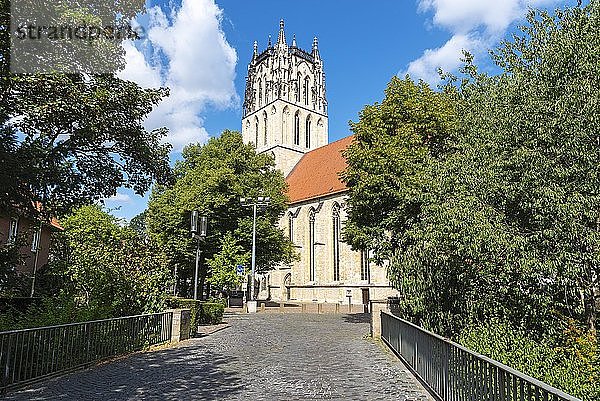 Liebfrauenkirche  Münster  Münsterland  Nordrhein-Westfalen  Deutschland  Europa