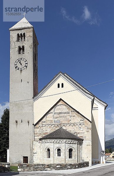 Pfarrkirche St. Johannes der Täufer  Laas  Vinschgau  Südtirol  Italien  Europa