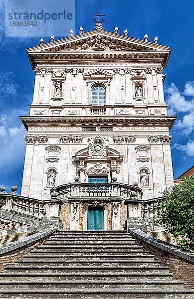Die Kirche der Heiligen Domenico und Sisto  Rom  Latium  Italien  Europa