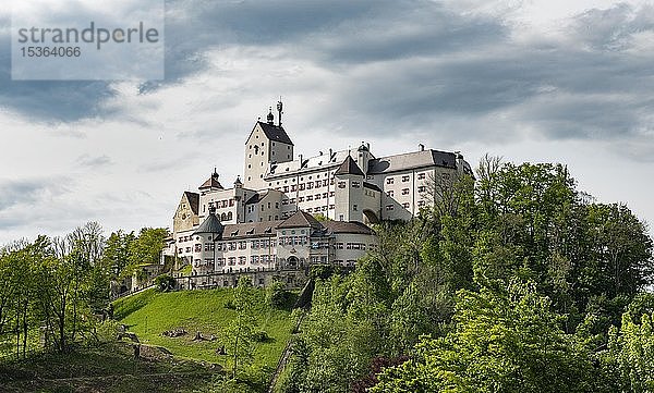 Schloss Hohenaschau  Aschau im Chiemgau  Oberbayern  Bayern  Deutschland  Europa