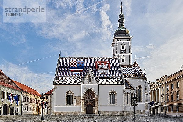 Altstädter Rathaus  Zagreb  Kroatien  Europa