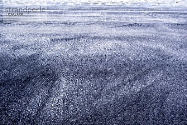 Strukturen im Sand bei Ebbe  Isle of Skye  Schottland