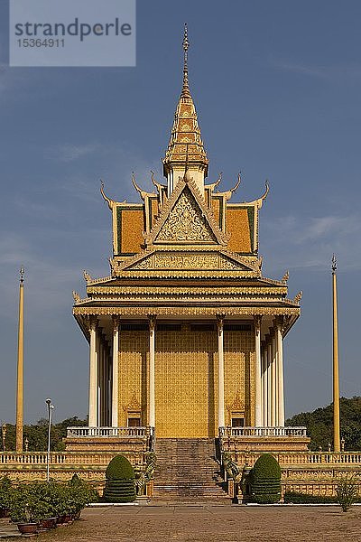 Vipassana Dhura Buddhist Meditation Center  Tempel  Oudong  Udong  Provinz Kampong Speu  Kambodscha  Asien