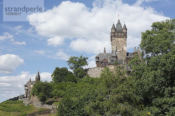 Burg Cochem  Cochem an der Mosel  Rheinland Pfalz  Deutschland  Europa