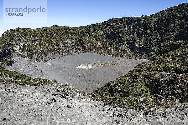 Vulkan Irazu  Vulkan Irazu Nationalpark  Parque Nacional Volcan Irazu  Provinz Cartago  Costa Rica  Mittelamerika