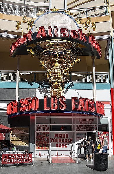 Heart Attack Grill  Fremont Street  Stadtzentrum  Las Vegas  Nevada  USA  Nordamerika