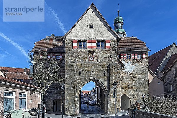 Nürnberger Tor  Lauf an der Pegnitz  Mittelfranken  Bayern  Deutschland  Europa