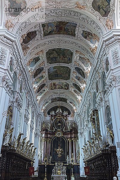 Barockes Heiligtum  Basilika Waldsassen  Waldsassen  Oberpfalz  Deutschland  Europa