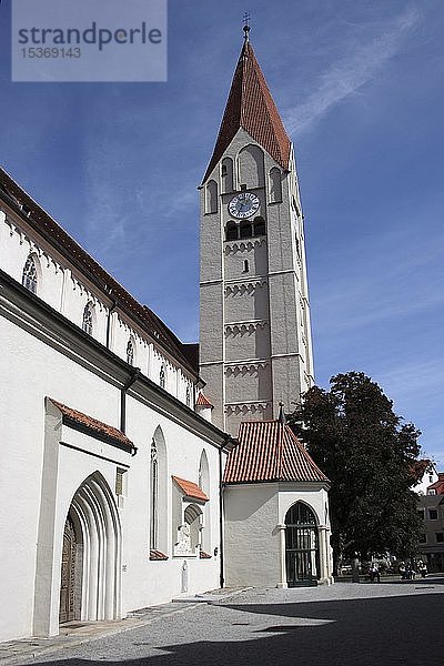Kirche in Kaufbeuren  Bayern  Deutschland  Europa