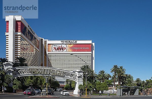 Kasino und Luxushotel The Mirage  Las Vegas Strip  Las Vegas  Nevada  USA  Nordamerika
