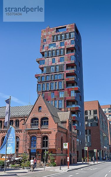 Cinnamon Tower  Osakaallee  Überseequartier  Hafencity  Hamburg  Deutschland  Europa