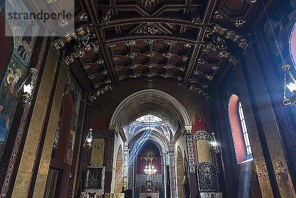 Presbyterium mit Deckengewölbe  Armenische Kathedrale  Lviv  Ukraine  Europa