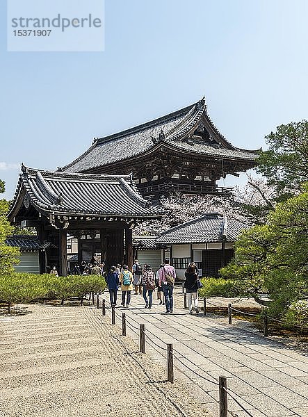 Ninna-ji-Tempel Goten  Gebäude der japanischen Architektur  Kyoto  Japan  Asien
