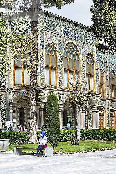 Golestan-Palast  Fassade  Teheran  Iran  Asien
