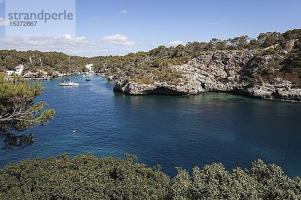 Bucht von Cala Figuera  Mallorca  Balearische Inseln  Spanien  Europa