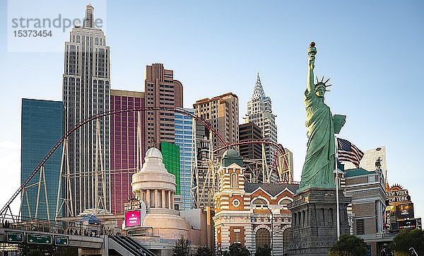 New York New York Hotel und Kasino  Las Vegas Strip  Las Vegas  Nevada  USAv