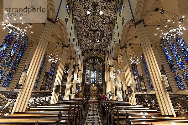 Innenansicht  Kirchenschiff  St. John's Church  Edinburgh  Schottland  Großbritannien