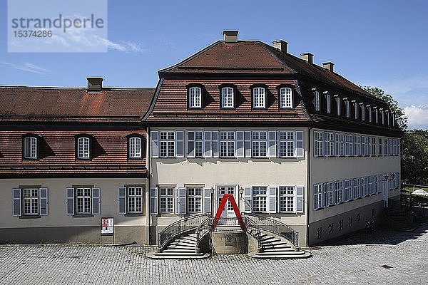 Akademiegebäude  Schloss Solitude  Stuttgart-West  Stuttgart  Schwaben  Baden Württemberg  Deutschland  Europa