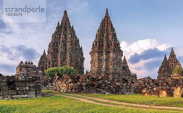 Prambanan oder Rara Jonggrang  Hindu-Tempel  Region Yogyakarta  Java  Indonesien  Asien