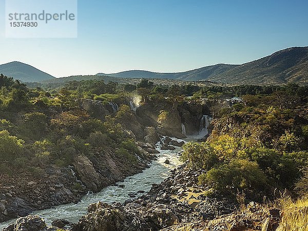 Epupa-Fälle  Kaokoveld  Namibia  Afrika