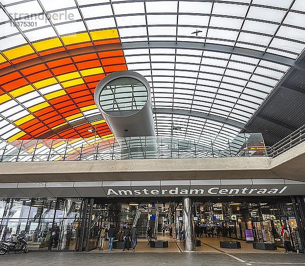 Amsterdam Centraal  Hauptbahnhof  Amsterdam  Nordholland  Niederlande