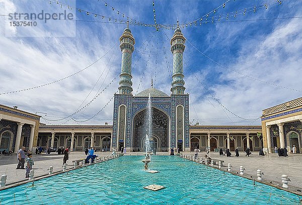 Azam Moschee  Fatima Masumeh Schrein  Qom  Iran  Asien