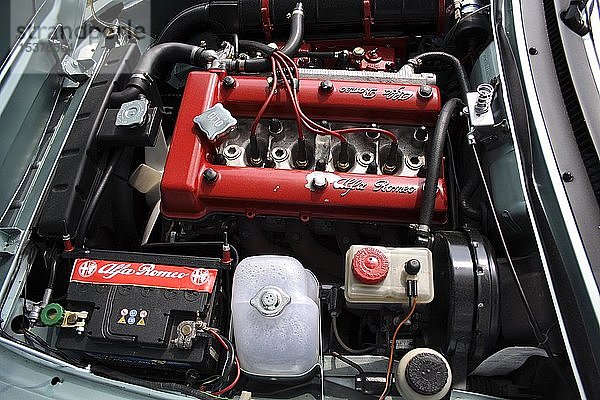Motorraum eines Alfa Romeo