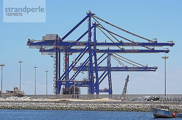 Containerhafen Namport  Walfischbucht  Namibia  Afrika