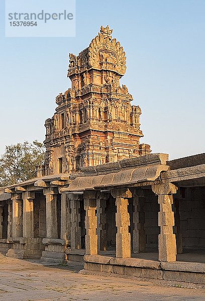 Sri-Krishna-Tempel  Hampi  Indien  Asien