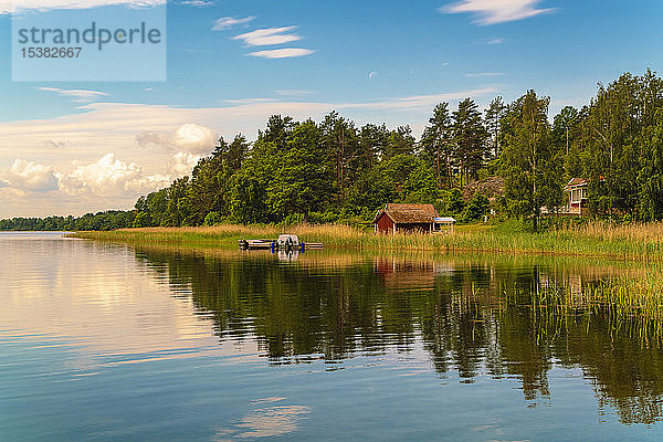 Szenische Ansicht eines Flusses gegen den Himmel in Loftahammar  Schweden