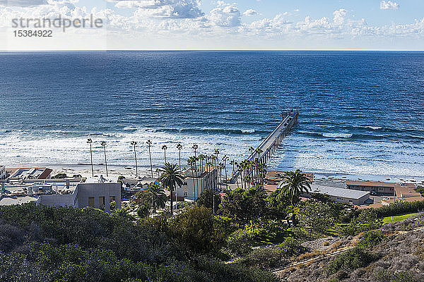 USA  Kalifornien  San Diego  Birkenaquarium bei Scripps und Seebrücke