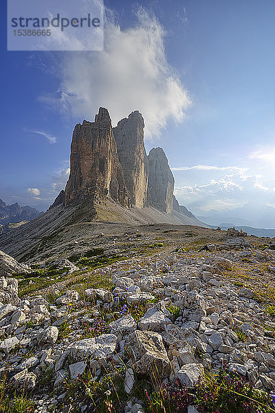 Italien  Sextner Dolomiten  Drei Zinnen  Naturpark Drei Zinnen  Unesco-Weltnaturerbe