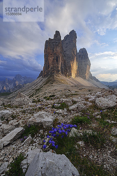 Italien  Sextner Dolomiten  Drei Zinnen  Naturpark Drei Zinnen  Unesco-Weltnaturerbe