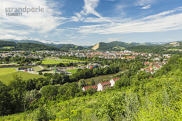 Österreich  Steiermark  Leoben  Stadtbild