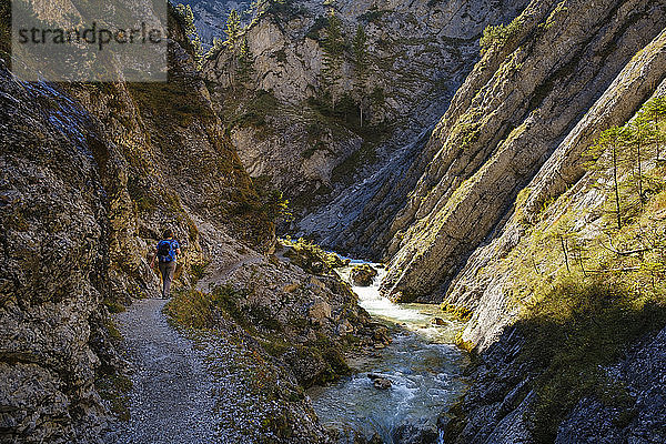 Österreich  Tirol  Karwendelgebirge  Gleirschklamm  Gleirschbach