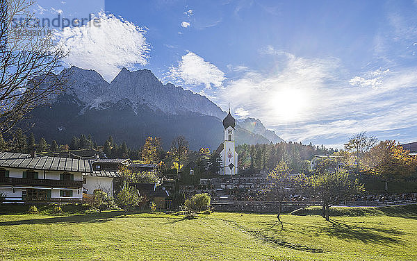 Deutschland  Garmisch-Partenkirchen  Grainau  Pfarrkirche St. Johannes der Täufer
