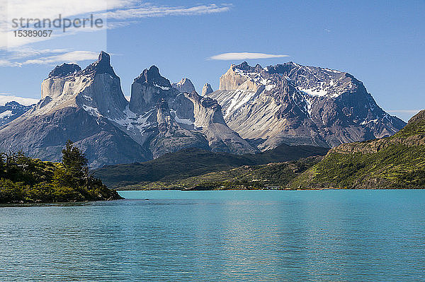 Chile  Patagonien  Nationalpark Torres del Paine  Pehoe-See