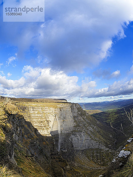 Spanien  Baskenland  Euskadi  Aussichtspunkt am Canyon del Nervion