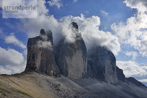 Italien  Sextner Dolomiten  Drei Zinnen  Naturpark Drei Zinnen  Unesco-Weltnaturerbe