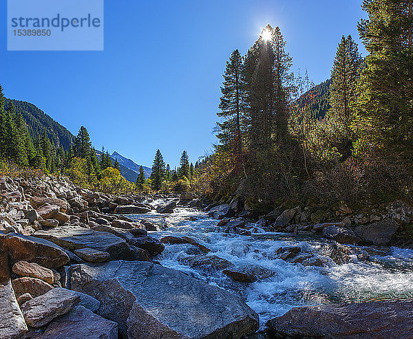 Österreich  Bundesland Salzburg  Nationalpark Hohe Tauern  Krimmler Ache