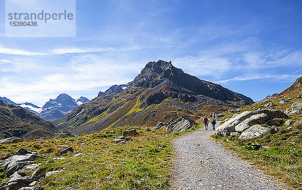 Österreich  Vorarlberg  Bielerhöhe  Silvretta  Weg ins Klostertal