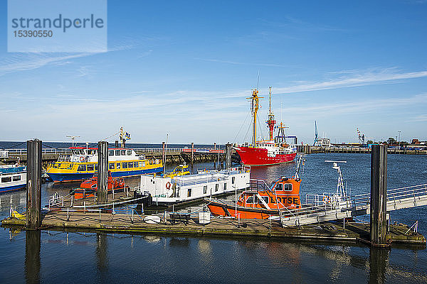 Deutschland  Cuxhaven  Fischerboote im Hafen