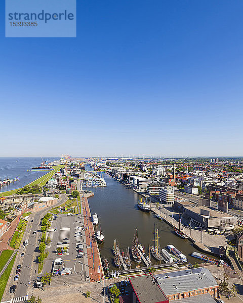 Deutschland  Bremen  Bremerhaven  Neuer Hafen  Weser