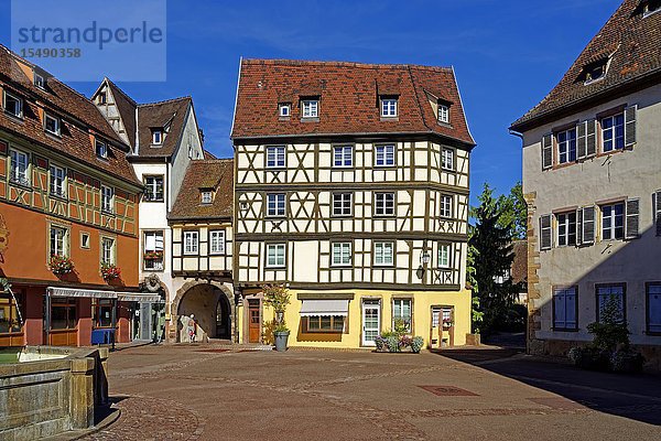 Place de l'Ancienne  Colmar  Elsass  Frankreich  Europa