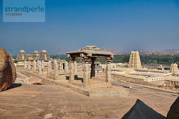 Virupaksha-Tempel  Hampi  Karnataka  Indien